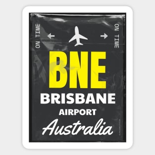 Brisbane Australia Plastic bag style tag Sticker